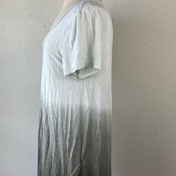 Pre-Owed American Eagle Womens Green Scope Neck Soft & Sexy Short Sleeve Top - Picture 3 of 6